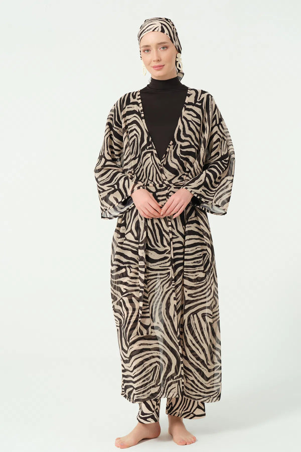 Ada Belted Chiffon Pareo